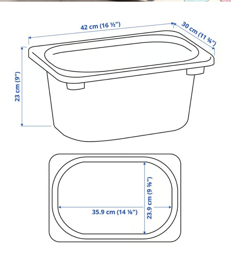 IKEA Trofast Storage Containers with Lids - $2 each443827807596072961