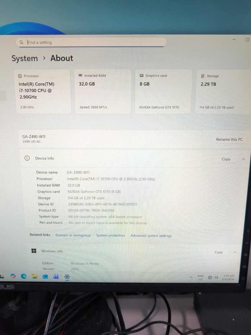 Intel I7 Desktop443879426266255364