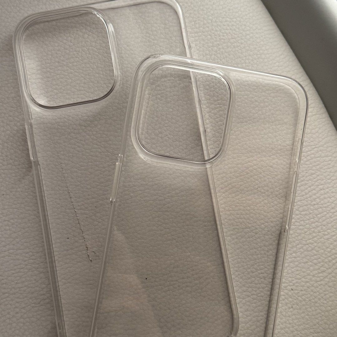 iPhone 15 Pro Max Case Bundle (2pcs) Clear Case (Category: Cases & Sleeves) located in Santa Rosa. Submitted by ceyllective (Listing ID 1435824304, Image 2). Description: • 2 pcs • clear cases • preloved • good condition • needs light cleaning • selling as set only.