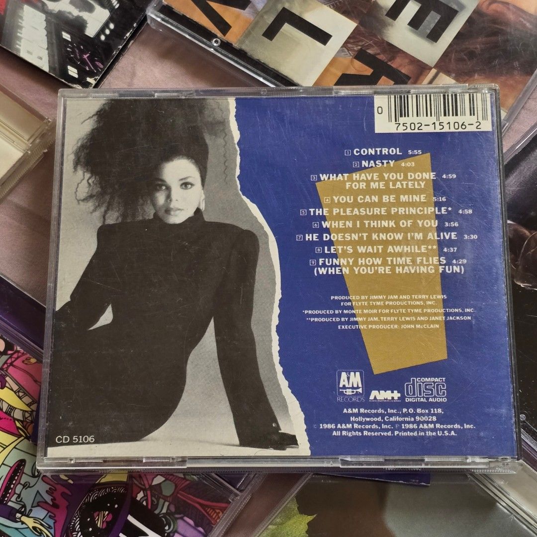 Janet Jackson CONTROL CD (Category: CDs & DVDs) located in Katipunan. Submitted by fhebnadela (Listing ID 1435747557, Image 2). Description: pre loved.
