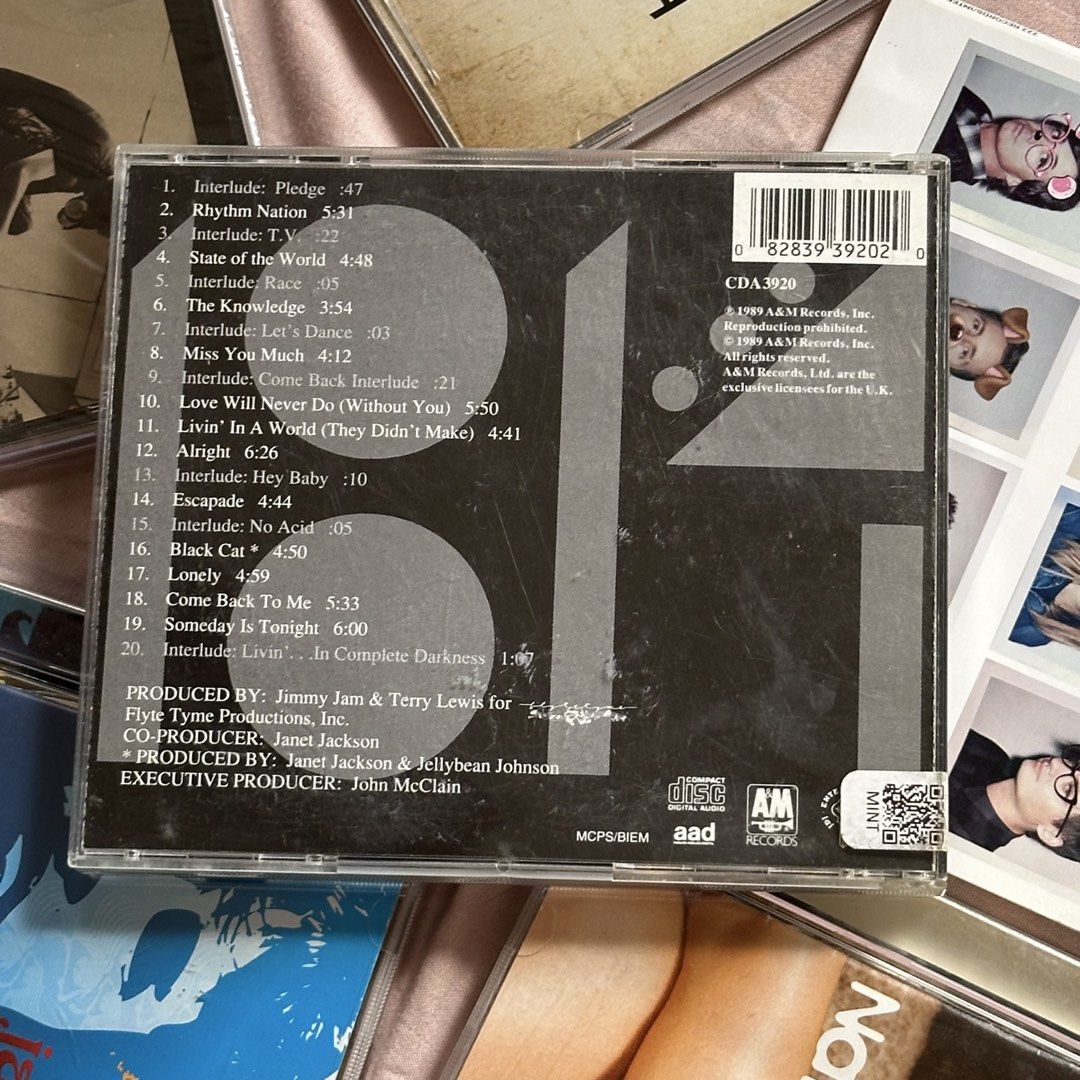 Janet Jackson RHYTHM NATION CD (Category: CDs & DVDs) located in Katipunan. Submitted by fhebnadela (Listing ID 1435780220, Image 2). Description: Pre loved .