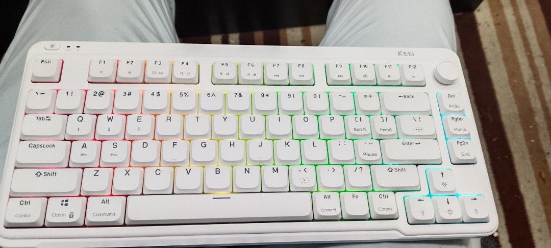 Kzzi K22i I75 Mechanical Keyboard - White444018585963735043