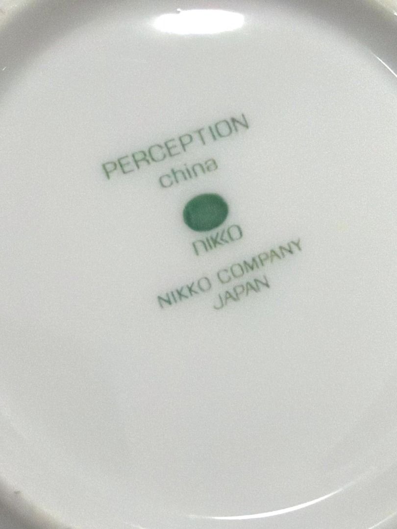 Large White Platter Plates | Vintage Nikko444404278693079042