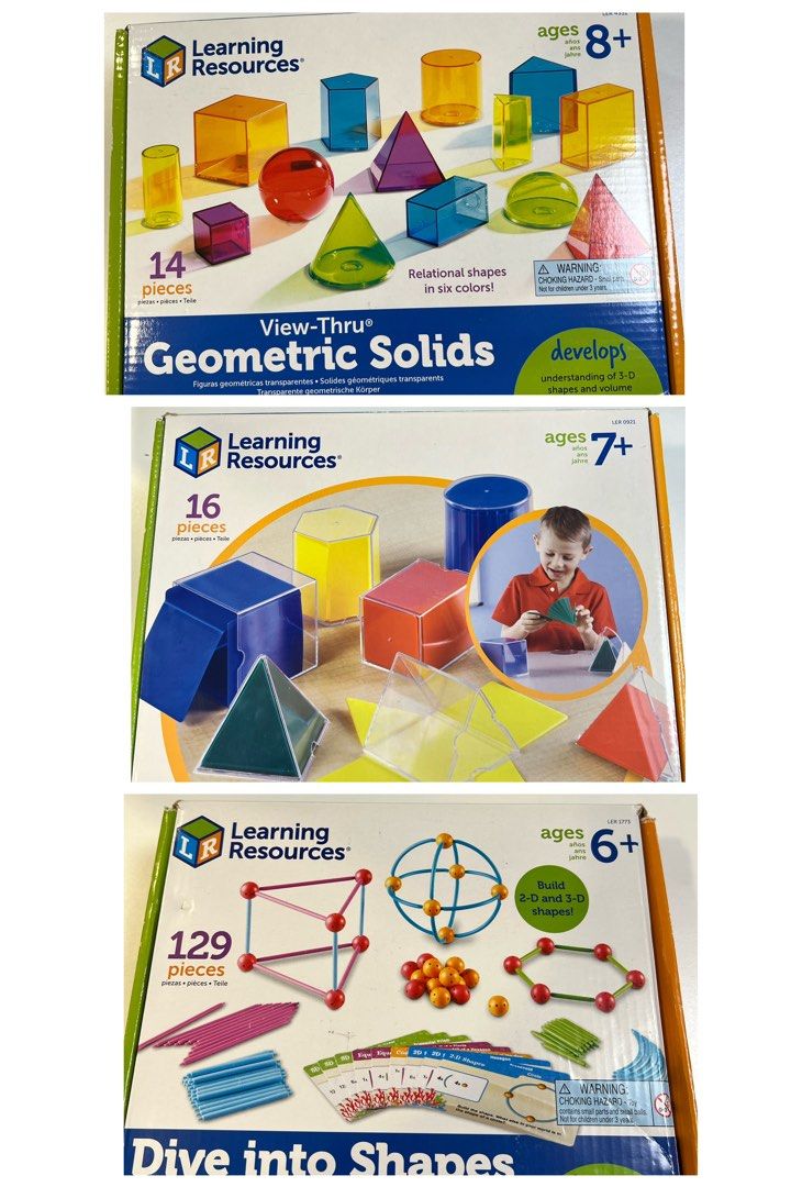 三款Learning resources 益智教具 （分類：益智學習玩具）位於 Hong Kong。 由 saiusagi 提交（商品編號 1435787067，圖片 1）。簡介： 三款正版Learning resources 益智教具，狀態如圖，盒有損，考小必備，只限太古城面交。