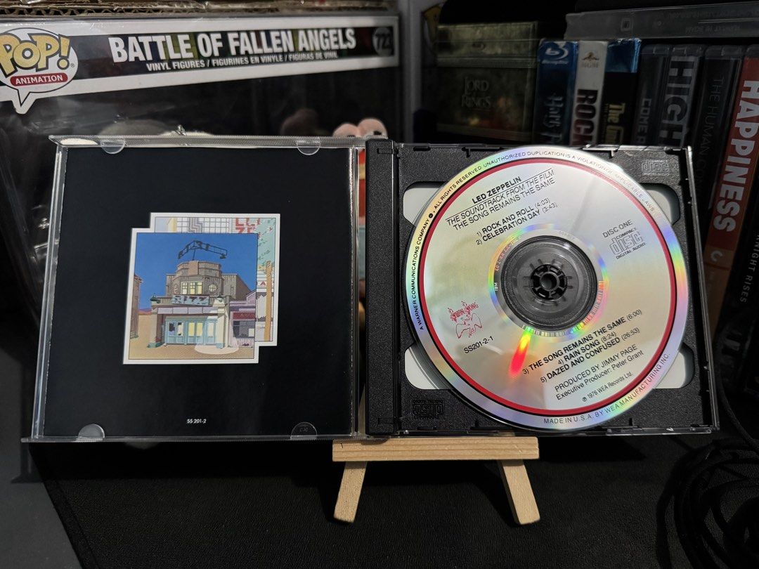 Led Zeppelin - The Song Remains the Same (Category: CDs & DVDs) located in Pasig City. Submitted by john_carlor315 (Listing ID 1435870390, Image 3). Description: The original album bago lagyan ng additional songs noong 2007 May light scratch yung isang cd pero goods overall yung dalawang cd Tried and tested gumagana sa laptop MOP: GCash MOD: Grab, Lalamove, any SDD, J&T Shipping fee shouldered by buyer DM me for more inquiries and pictures.