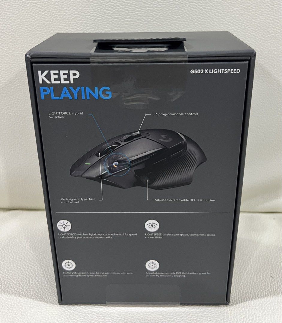 Logitech G502 X LIGHTSPEED Wireless Gaming Mouse Box444140832665774081
