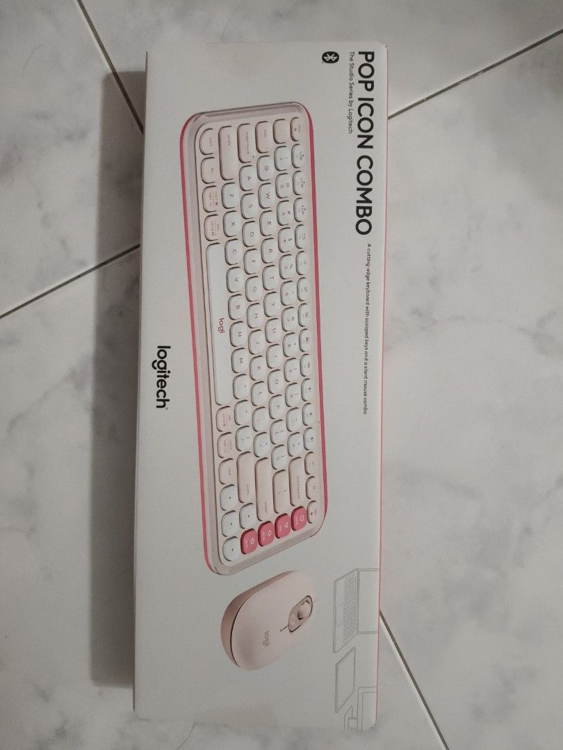 Logitech POP Icon Combo - Rose443687943201761280