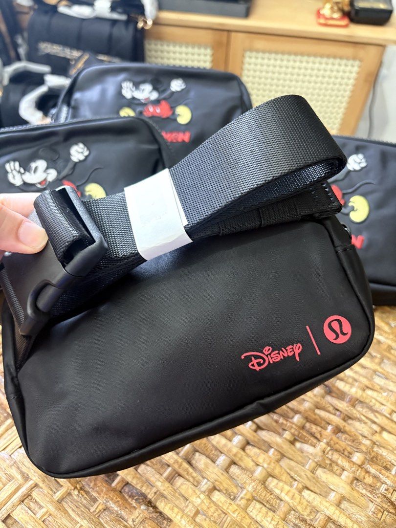 lululemon x disney everywhere belt bag (Category: Cross-body Bags) located in Cavite. Submitted by mylittlechicshop (Listing ID 1435720041, Image 3). Description: ‼️SALE‼️ D!sney x lululem0n Everywhere Belt Bag 1L (Mickey in Motion Graphic) ✅2 pcs available ❌2 sold Why we made this: Phone, keys, wallet. Keep them close in this versatile belt bag that helps you get out the door and on to your next adventure. Designed for Casual! Bag dimensions: 19