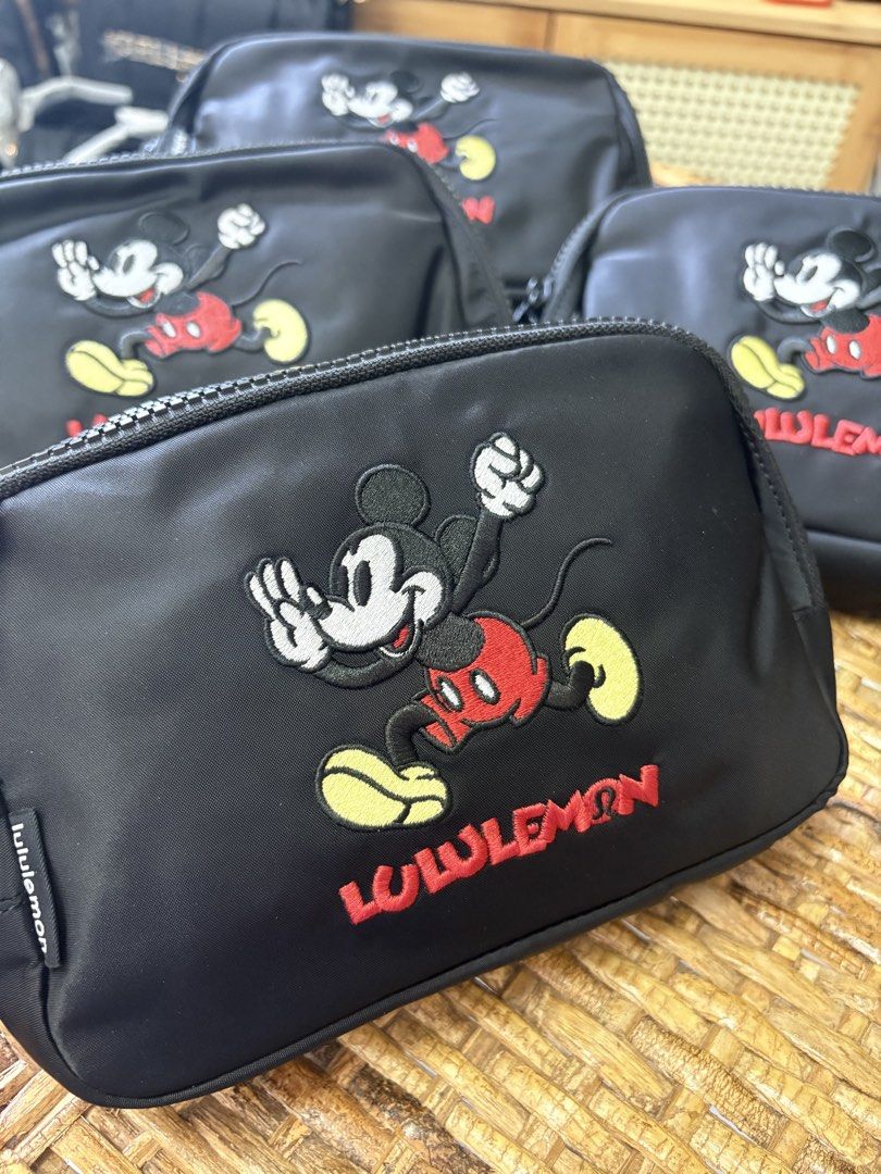 lululemon x disney everywhere belt bag (Category: Cross-body Bags) located in Cavite. Submitted by mylittlechicshop (Listing ID 1435720041, Image 2). Description: ‼️SALE‼️ D!sney x lululem0n Everywhere Belt Bag 1L (Mickey in Motion Graphic) ✅2 pcs available ❌2 sold Why we made this: Phone, keys, wallet. Keep them close in this versatile belt bag that helps you get out the door and on to your next adventure. Designed for Casual! Bag dimensions: 19
