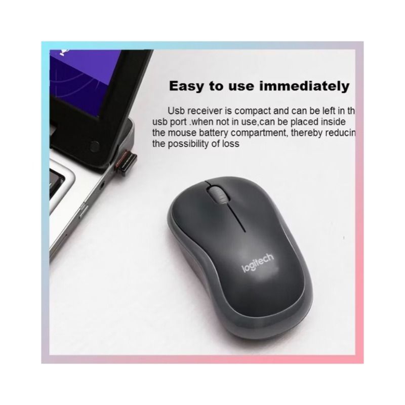 M185 Wireless Mouse 1000DPI 2.4GHz USB Mouse for PC/Laptop Mice444001937754705924