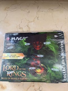 Lord of the rings collector booster For Sale | Carousell Singapore