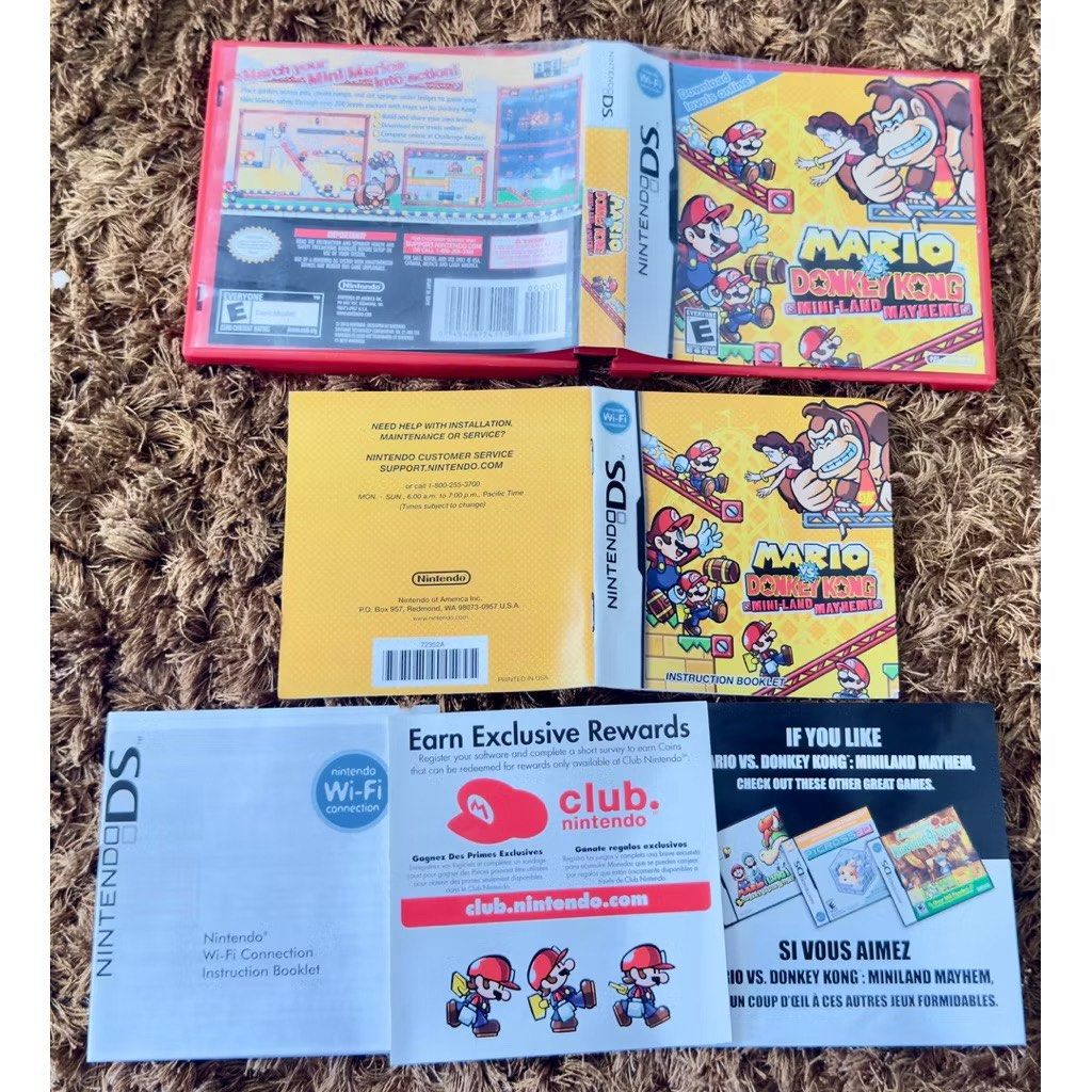 Mario vs. Donkey Kong: Mini-Land Mayhem! DS Game (Category: Nintendo) located in General Trias. Submitted by miggys_booth (Listing ID 1435781979, Image 2). Description: 🍄 Mario vs. Donkey Kong: Mini-Land Mayhem! Nintendo DS | Nintendo | 2010 💰 Price: ₱1495 📍 Gen Tri / Imus | 🚚 Nationwide Shipping Available ━━━━━━━━━━━━━━━━━━━━━━━━ 📦 Condition: Used – Complete in Box (CIB) ✅ Includes: • DS Game Cartridge • Original Case • Manual/Booklet ━━━━━