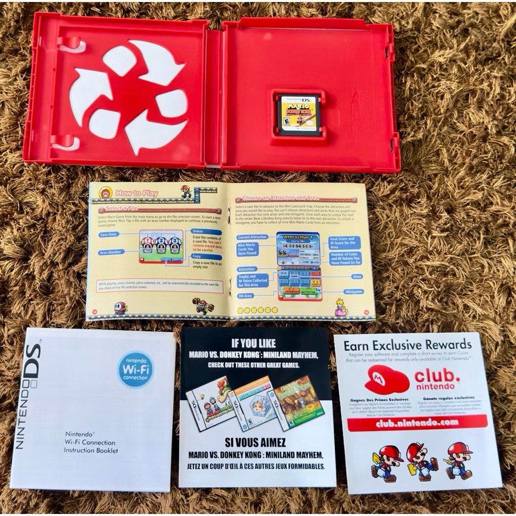 Mario vs. Donkey Kong: Mini-Land Mayhem! DS Game (Category: Nintendo) located in General Trias. Submitted by miggys_booth (Listing ID 1435781979, Image 3). Description: 🍄 Mario vs. Donkey Kong: Mini-Land Mayhem! Nintendo DS | Nintendo | 2010 💰 Price: ₱1495 📍 Gen Tri / Imus | 🚚 Nationwide Shipping Available ━━━━━━━━━━━━━━━━━━━━━━━━ 📦 Condition: Used – Complete in Box (CIB) ✅ Includes: • DS Game Cartridge • Original Case • Manual/Booklet ━━━━━