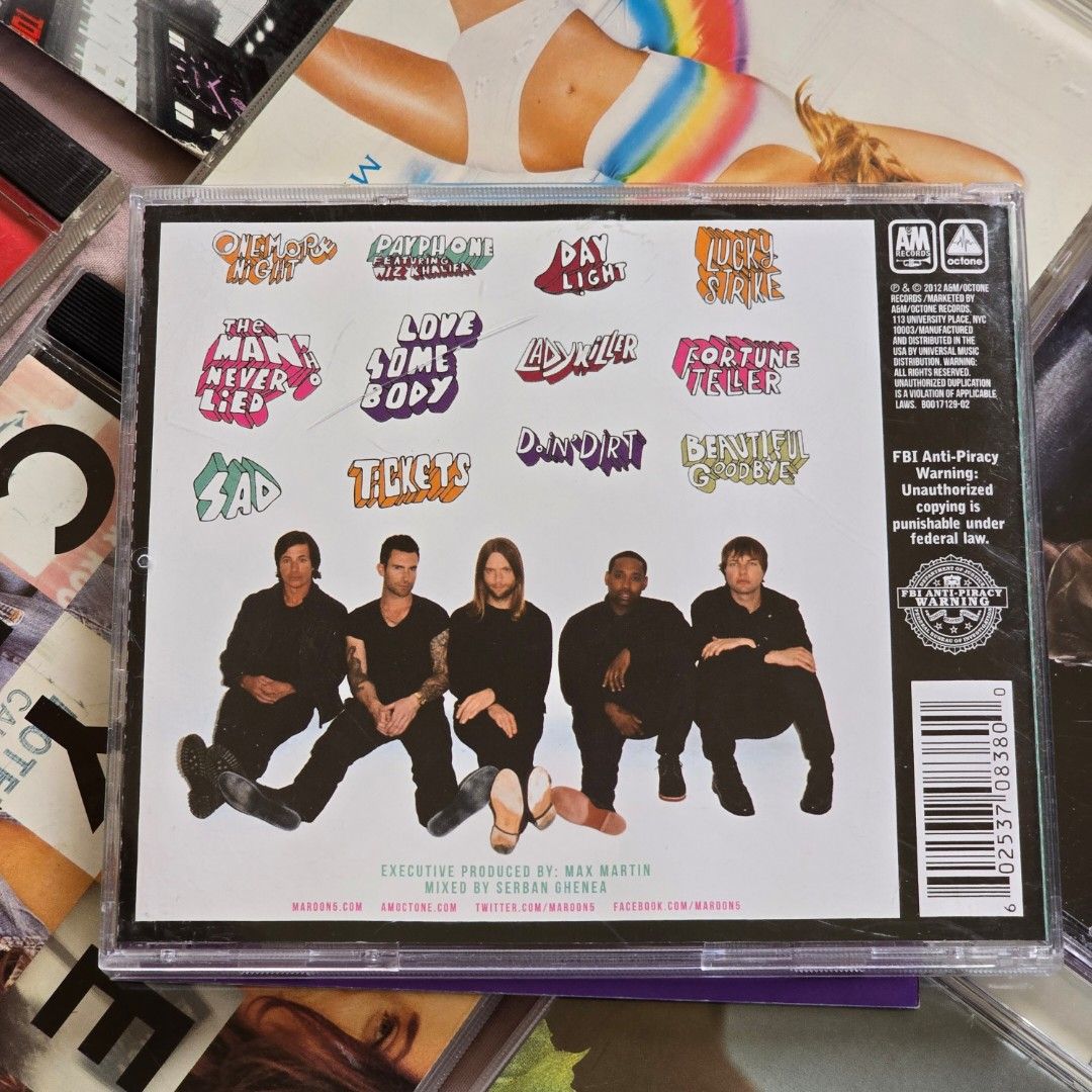 Maroon 5 OVEREXPOSED CD (Category: CDs & DVDs) located in Katipunan. Submitted by fhebnadela (Listing ID 1435749151, Image 2). Description: pre loved.