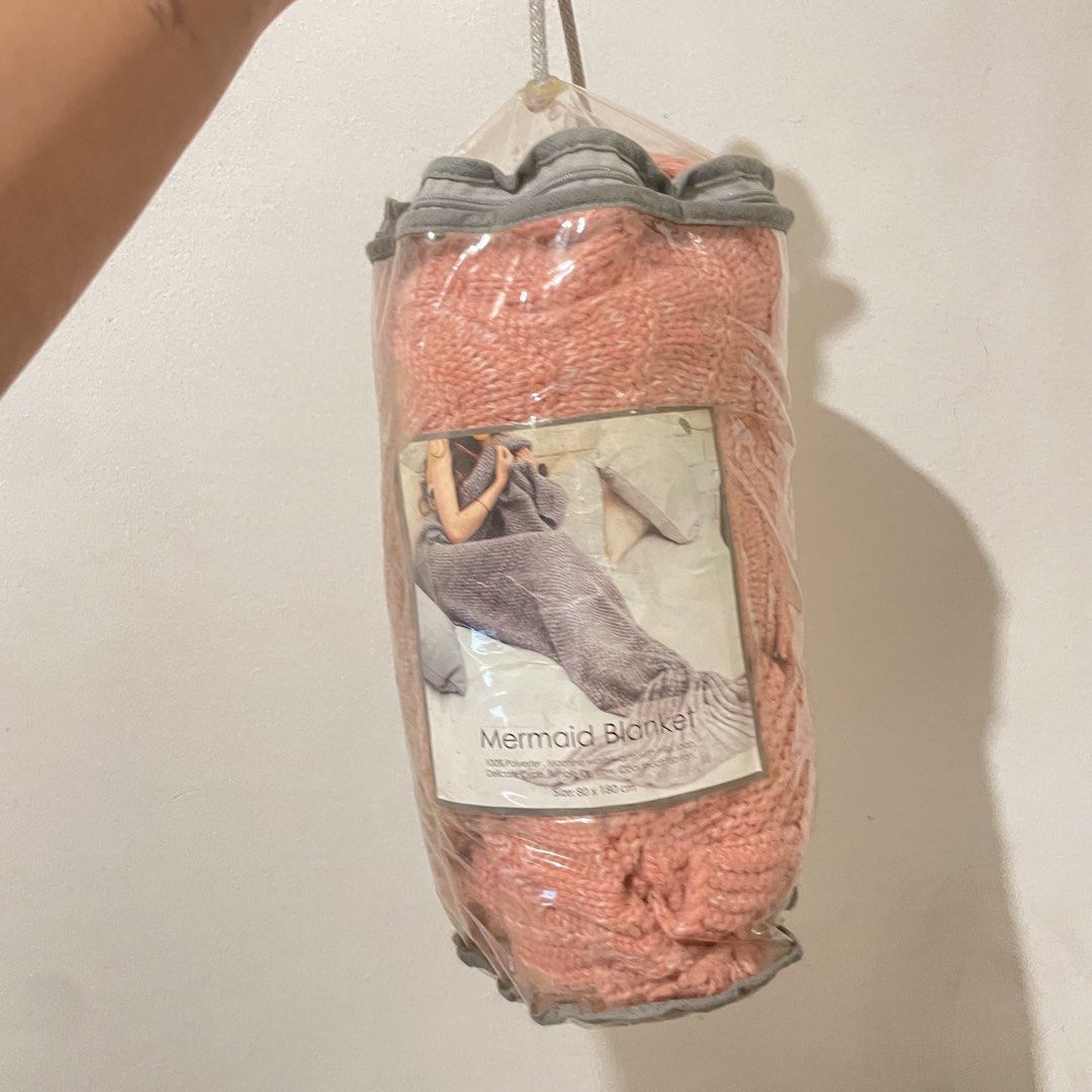 Mermaid Blanket Pink Knitted (Category: Looking For) located in Manila. Submitted by thriftgod67 (Listing ID 1435863004, Image 1). Description: Knitted Pink Mermaid Blanket No issues Rfs: decluttering 📍Pasig, Santolan Can also ship from Manila.