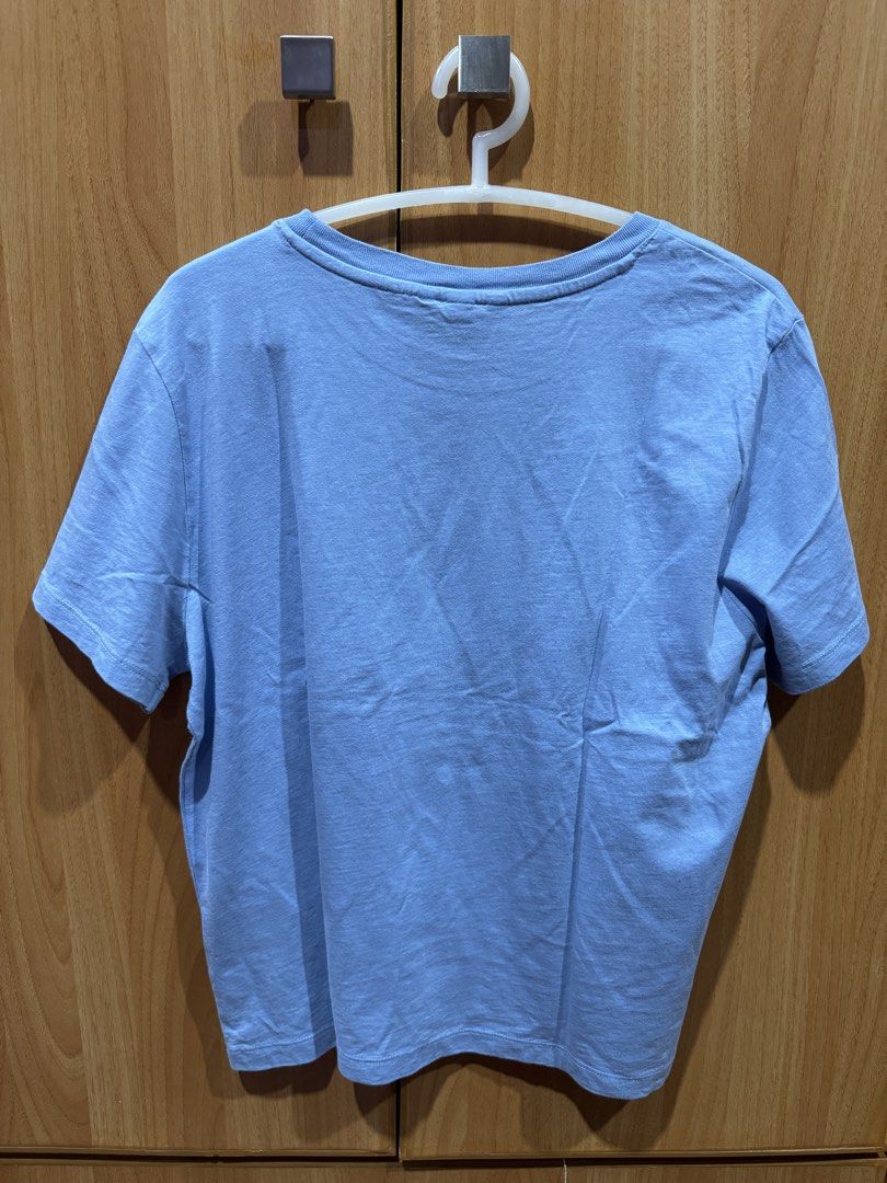Mickey Mouse Disney/H&M shirt (Category: Shirts) located in Bacolod City. Submitted by viascloset (Listing ID 1435788145, Image 2). Description: Mickey Mouse blue aesthetic cute shirt Collab with Disney and H&M Fits S-M.
