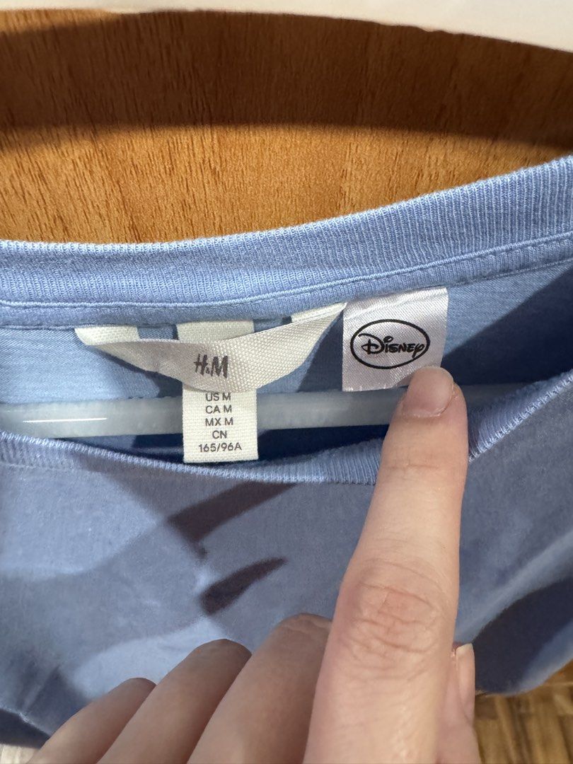 Mickey Mouse Disney/H&M shirt (Category: Shirts) located in Bacolod City. Submitted by viascloset (Listing ID 1435788145, Image 3). Description: Mickey Mouse blue aesthetic cute shirt Collab with Disney and H&M Fits S-M.