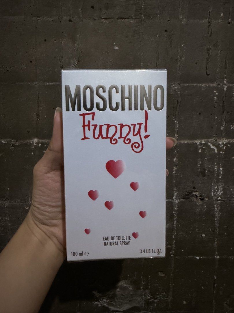 Moschino Funny! Eau de Toilette 100ml (Category: Fragrance & Deodorants) located in Pasig City. Submitted by mrjbq (Listing ID 1435810566, Image 1). Description: - 100ml bottle - Eau de Toilette - Sealed RFS: madami na akong perfumes MOP: Gcash or BDO Delivery fee to be shouldered by buyer.