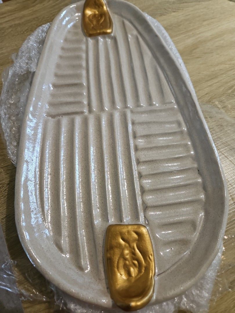 Mud & Metal Ceramic Serving Platter