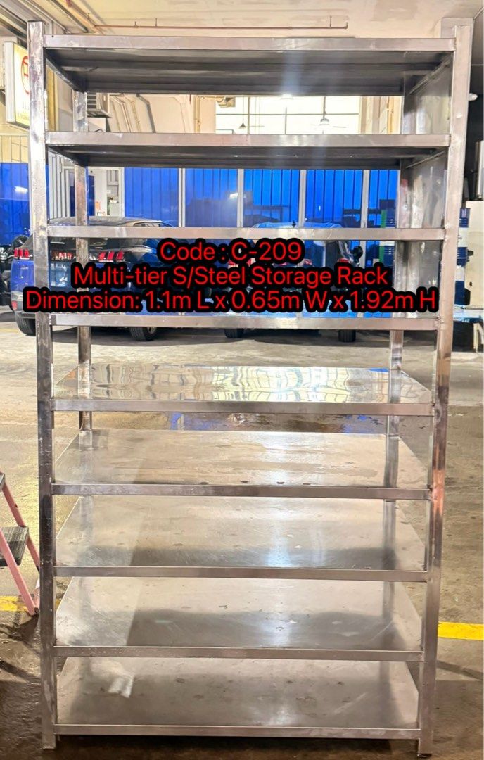 Multi-tier Stainless Steel Storage Rack