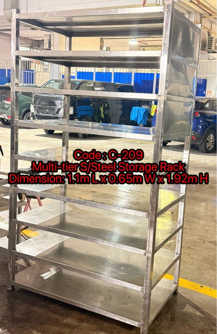 Multi-tier Stainless Steel Storage Rack443960869153024001