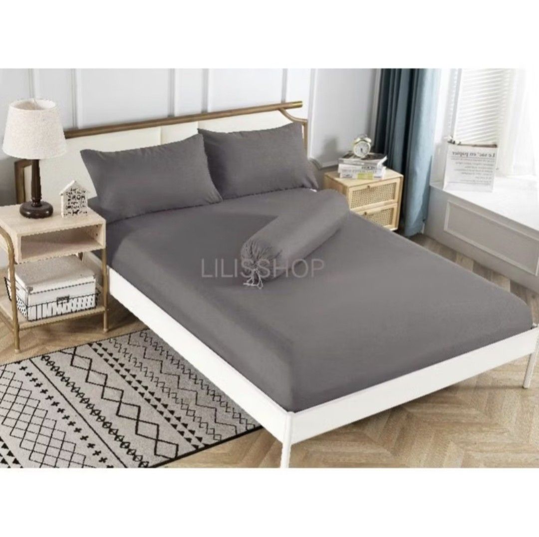 New Fitted Bed Sheet King Set444048410034851841