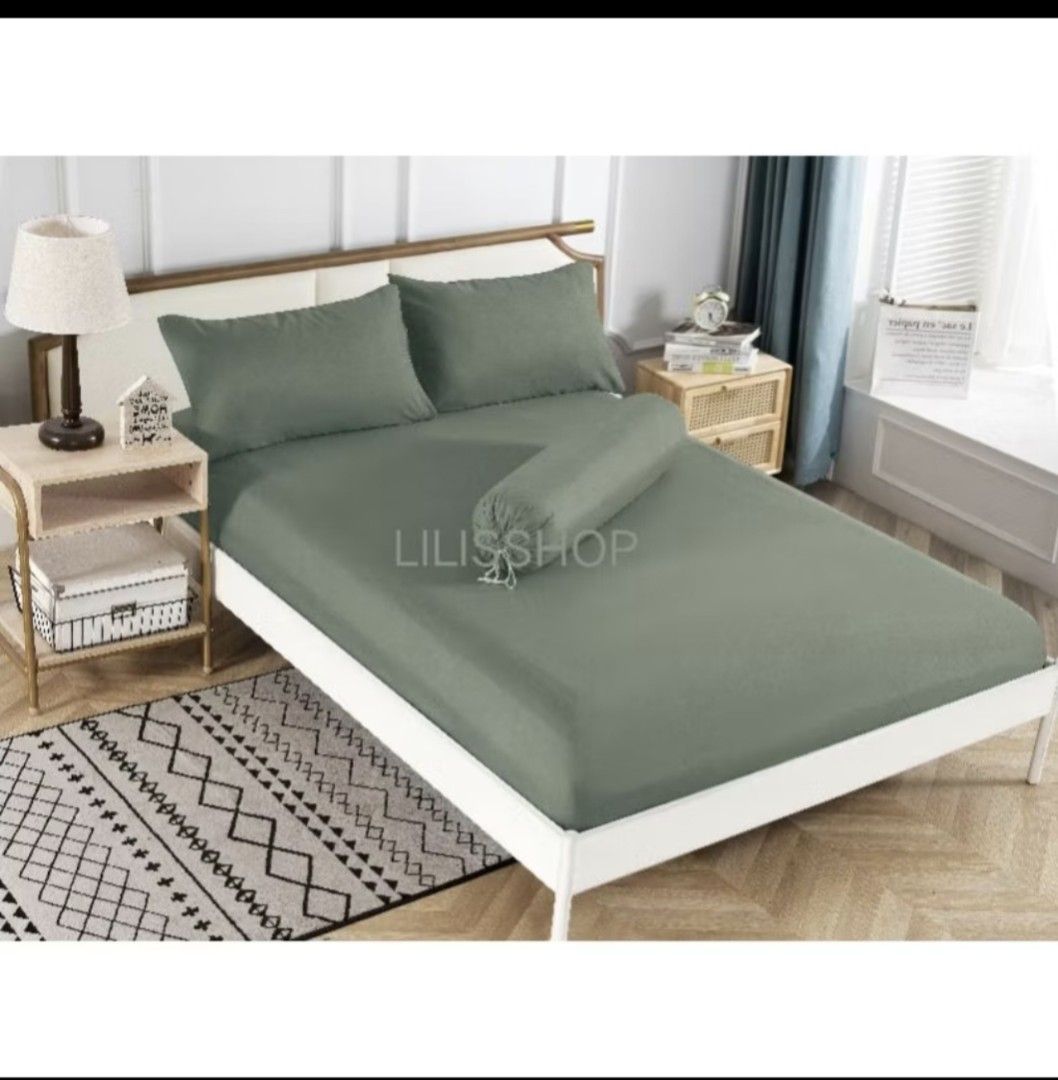 New Fitted Bed Sheet King Set444048410034851842