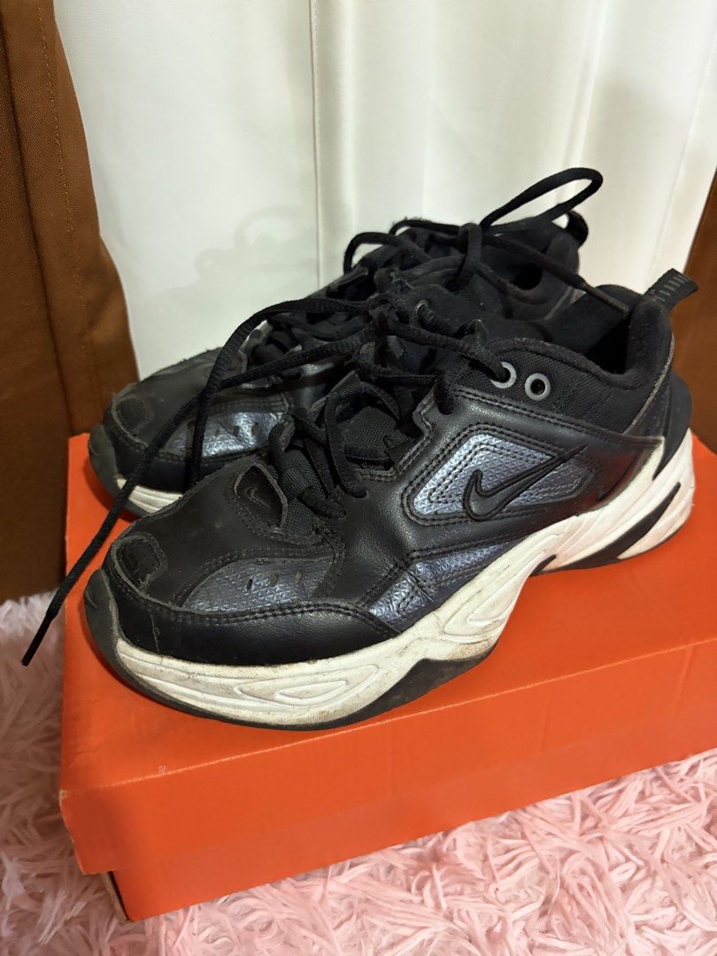 Nike M2K Tekno Black Sneakers (Category: Sneakers) located in Baguio. Submitted by suffering (Listing ID 1435773163, Image 2). Description: Size 38 Baguio City location Needs cleaning.