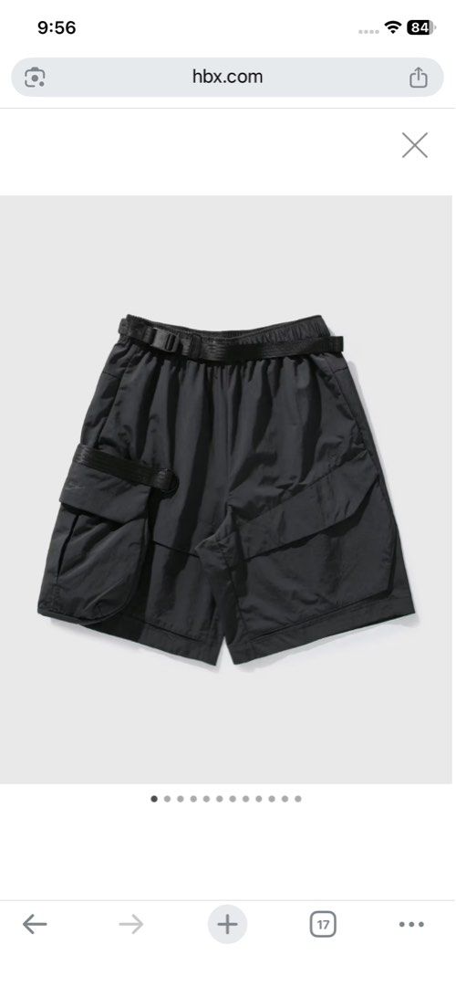 Nike Sportswear Tech Pack Cargo Shorts (Category: Other Sports Equipment and Supplies) located in Salug. Submitted by jaythrifts (Listing ID 1435857337, Image 2). Description: Nike Short Tech Pack SIZE:XXL on tag adjustable LENGTH:22 inch.