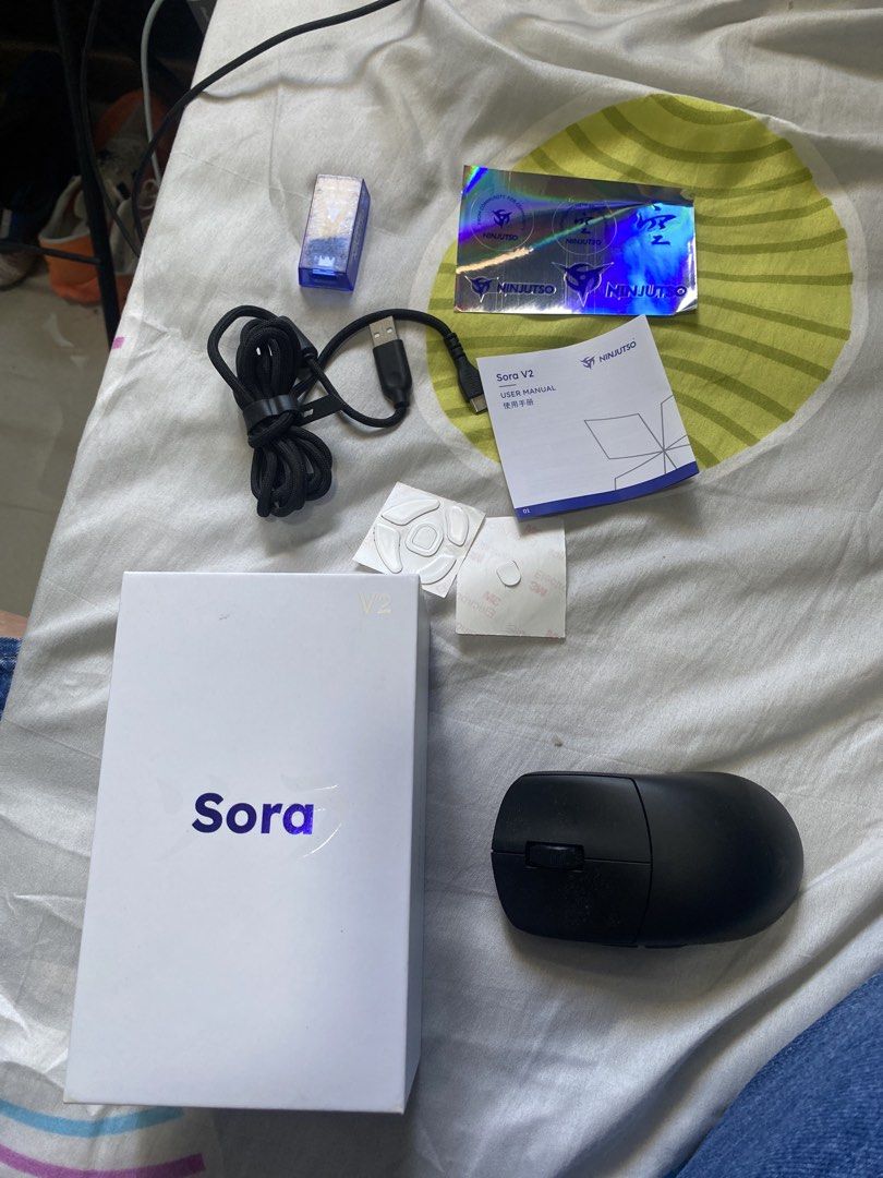Ninjusto Sora V2 Wireless Gaming Mouse - Black443778458567976960