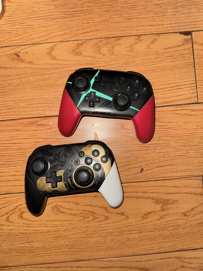 Nintendo Switch Pro Controller (Category: Controllers) located in Manila. Submitted by andr29951 (Listing ID 1435771717, Image 1). Description: Original Xenoblade Chronicles Nintendo Switch Pro Controller and The Legend of Zelda TOTK Pro Controller -No Box -Charging Cables Included.