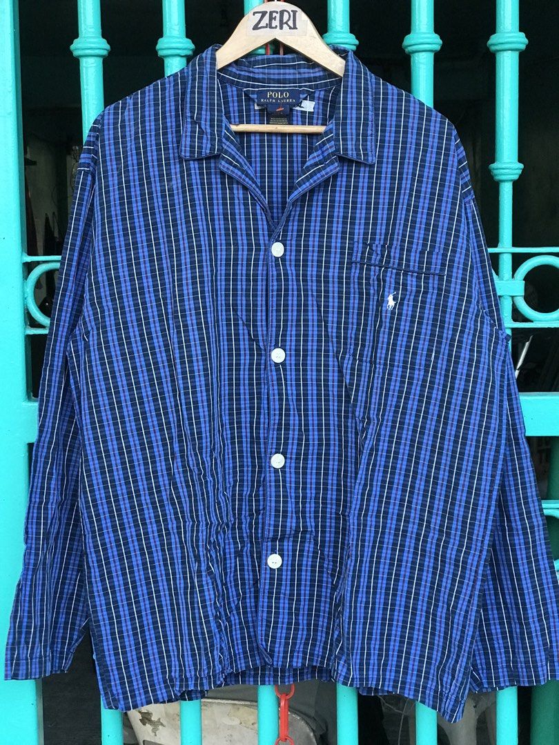 Polo Ralph Lauren Button Up (Category: Tshirts & Polo Shirts ) located in Manila. Submitted by zerimar01 (Listing ID 1435880399, Image 1). Description: - Polo Ralph Lauren - Blue plaid pattern - Long sleeves - Chest pocket with Polo logo - Size: L -wm24:31 - Made in Indonesiac - Material: 100% cotton - Back size range: 25-30 XL-XXL.