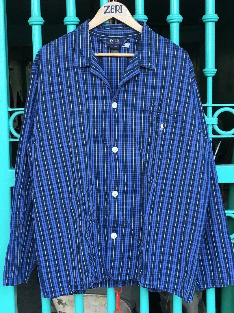 Polo Ralph Lauren Button Up (Category: Tshirts & Polo Shirts ) located in Manila. Submitted by zerimar01 (Listing ID 1435880399, Image 2). Description: - Polo Ralph Lauren - Blue plaid pattern - Long sleeves - Chest pocket with Polo logo - Size: L -wm24:31 - Made in Indonesiac - Material: 100% cotton - Back size range: 25-30 XL-XXL.