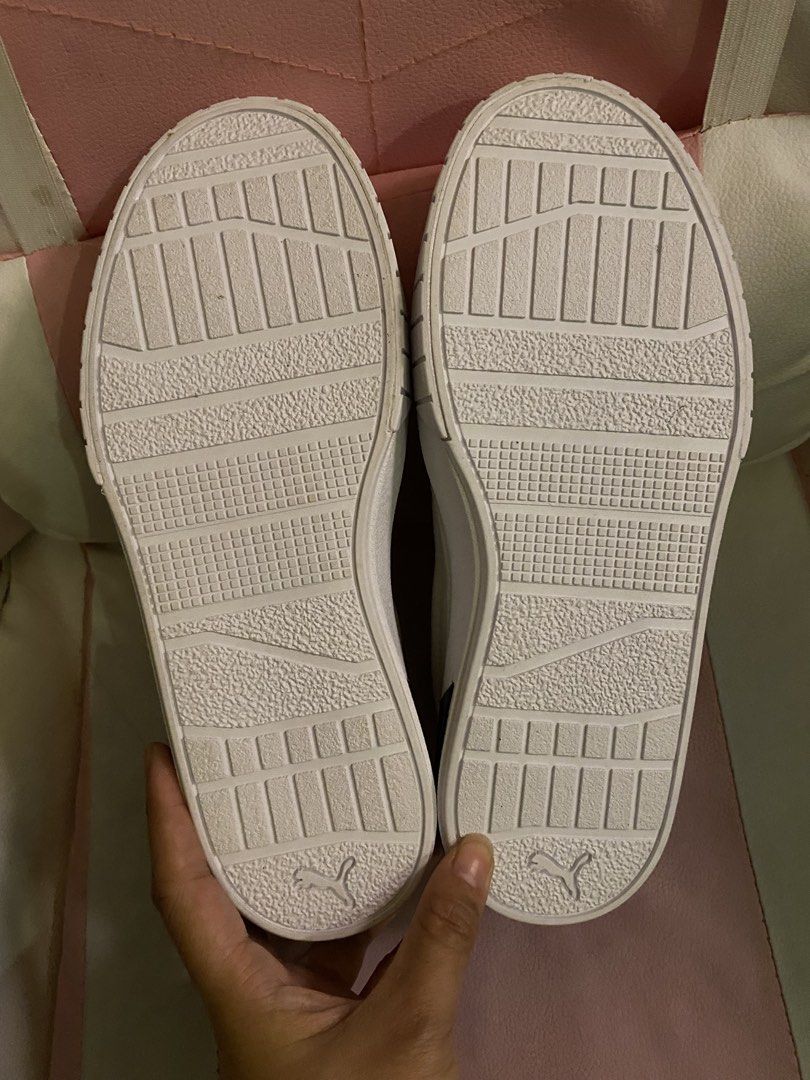 Puma Cali Star Slip-On leather white (Category: Sneakers) located in Mandaluyong City. Submitted by epic_dgarage (Listing ID 1435884263, Image 2). Description: Puma Cali Star Slip-On leather US 7.5 (please check photo) Never been used (due to big size) Different Puma box will be used for packaging.