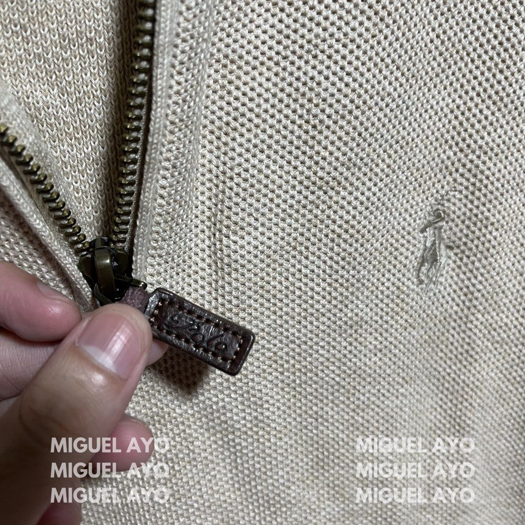 Ralph Lauren Quarter-Zip Beige Sweater Medium (Category: Coats, Jackets and Outerwear) located in Quezon City. Submitted by ayoxxgd (Listing ID 1435857868, Image 3). Description: Declutter Ralph Lauren Quarter-Zip Beige Sweater Medium on tag P3,000 only free shipping Pit to pit 20 Length 28 Shoulder width 17 Sleeve length 28 Too big/long for me. Excellent condition. Can do meet up: SM Sta. Mesa SDD thru Grab/Lalamove w/in NCR.