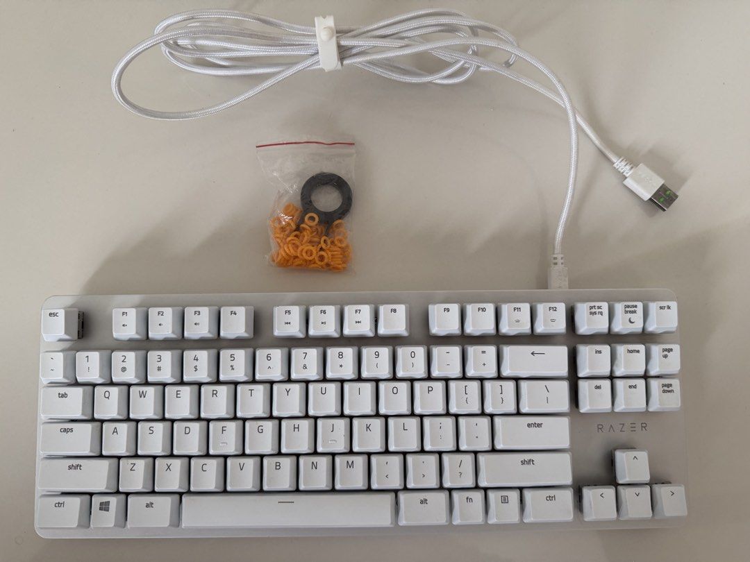 Razer Blackwidow Lite Mercury White Keyboard443796045075599361