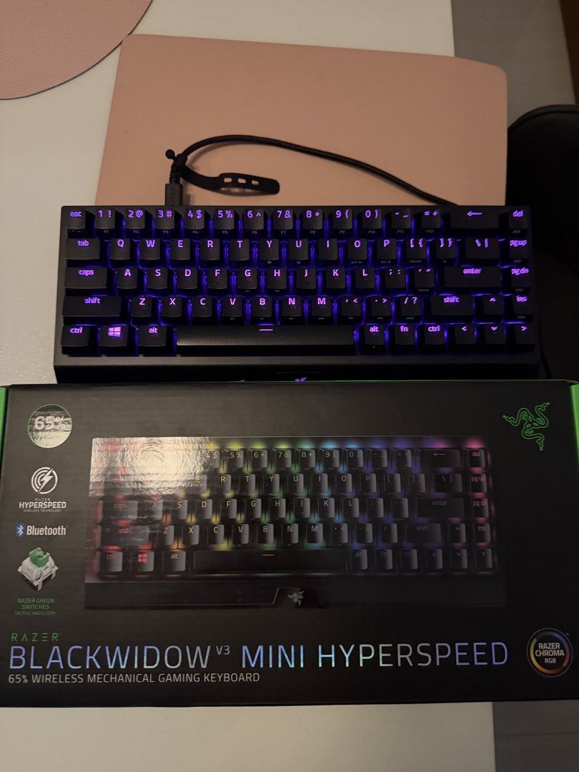 Razer Blackwidow V3 Mini HyperSpeed 65% Wireless Keyboard
