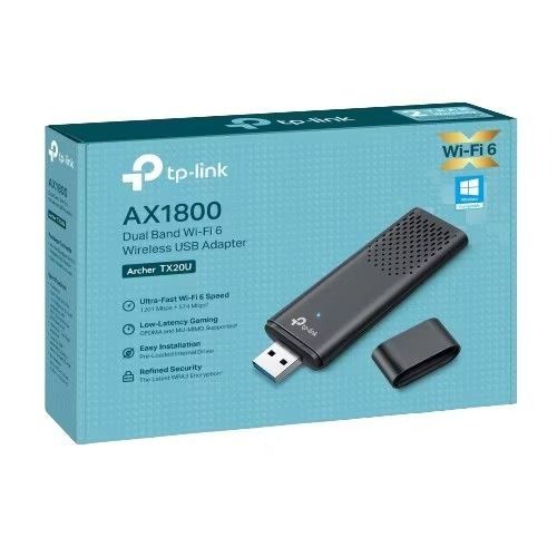 Readystock TP-Link Archer TX20U AX1800 WIFI 6 Dual Antennas High Gain Wireless USB Adapter
