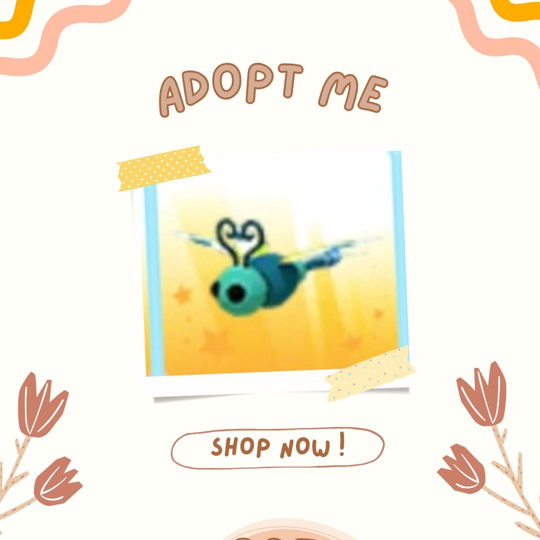 Roblox Adopt Me Pet | Dragonfly (Category: In-Game Products) located in Bien Unido. Submitted by roblox_adoptme_shop (Listing ID 1435846862, Image 1). Description: Looking for a digital bestie? 🐶💫 I’ve got awesome pets ready for you! Welcome to my Roblox Adopt Me Pet Shop 🌻 Selling cute Adopt Me pets through safe and fair trades! Your dream pet is just one trade away ✨.