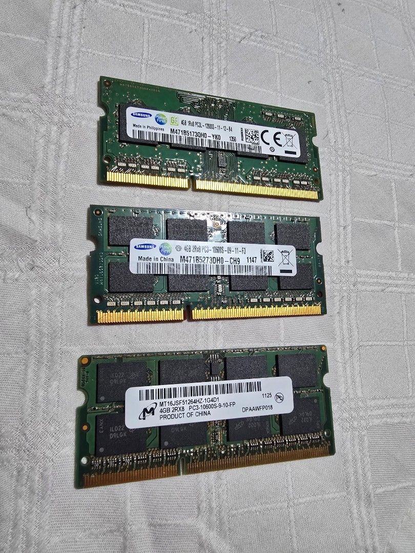 Samsung & M4 4GB DDR3 RAM