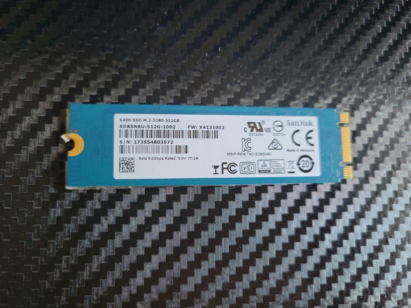 SanDisk X400 SSD M.2 2280 512GB