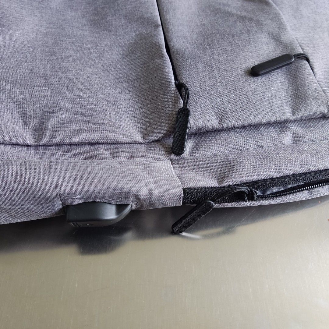 Simple Gray Bag Pack Light Laptop Backpack443781975010201601