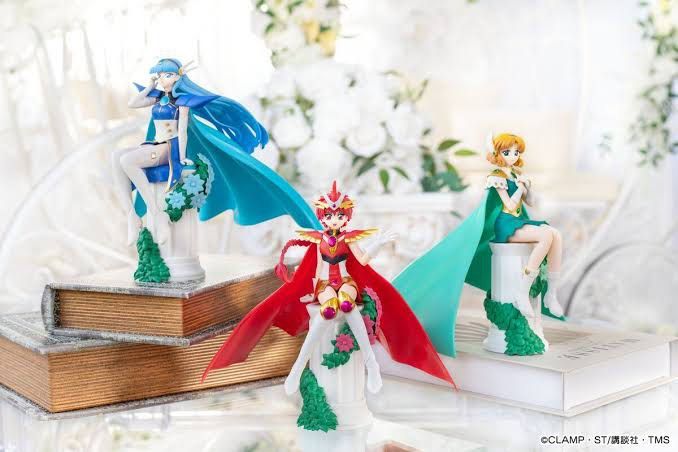 SK Japan HereDitail Magic Knight Rayearth Set (Category: Figurines & Statues) located in Subic. Submitted by logbytestoyexpress (Listing ID 1434690384, Image 1). Description: Pre Order po from Japan HereDitail SK Japan Set of 3 No Clamshell or Brownbox Estimated arrivals: July-August 2026 Set Price ₱3500 If mag order this week Only April 27-20: ₱3300 Deposit Needed : ₱2350 only NO Cancellation of order No refunds Possible cut off ng pre order: En