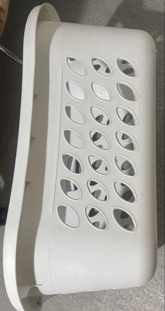 SM Plastic Laundry Basket (Category: Laundry Baskets) located in Mandaluyong City. Submitted by joebren24 (Listing ID 1435807265, Image 2). Description: Brand: sterilite from SM H - 25cm W- 66cm x 43cm.