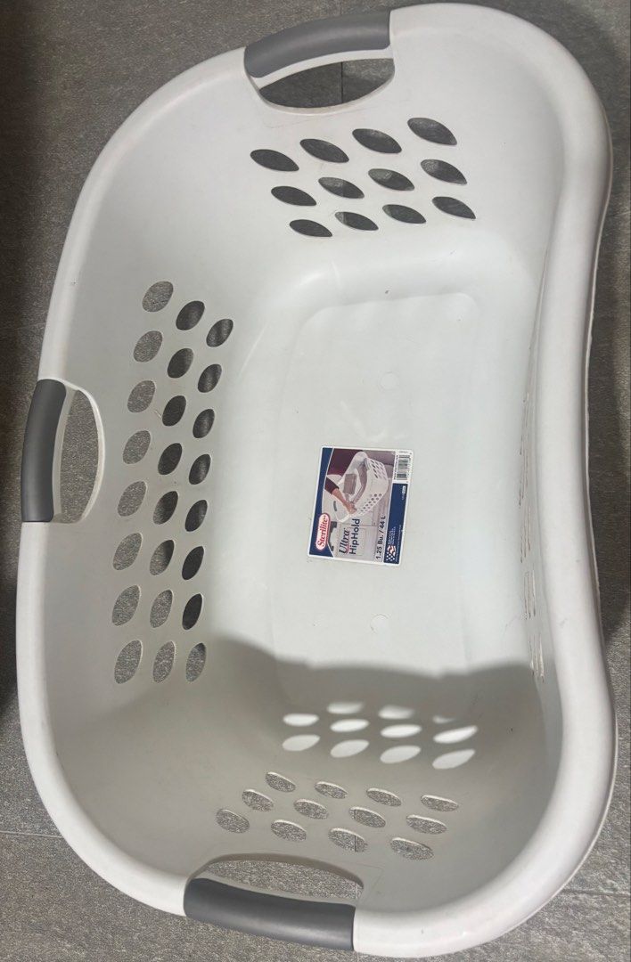 SM Plastic Laundry Basket (Category: Laundry Baskets) located in Mandaluyong City. Submitted by joebren24 (Listing ID 1435807265, Image 3). Description: Brand: sterilite from SM H - 25cm W- 66cm x 43cm.
