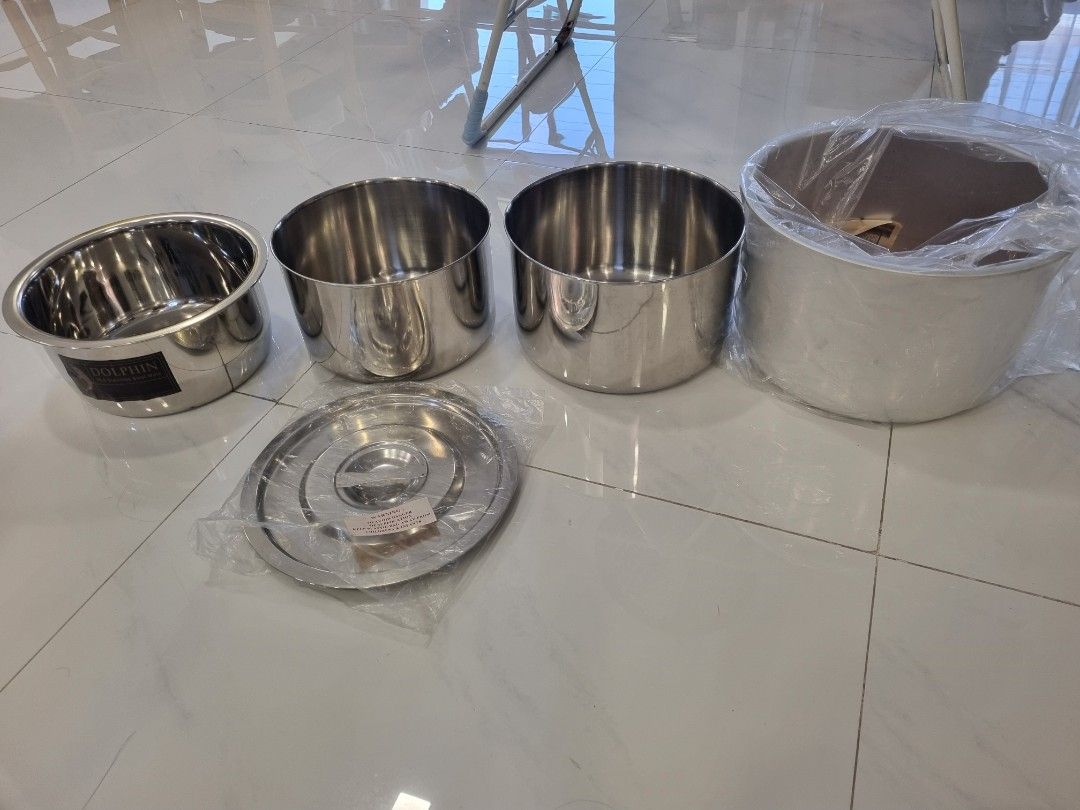 Stainless Steel Cooking Pots Set443619173540843520