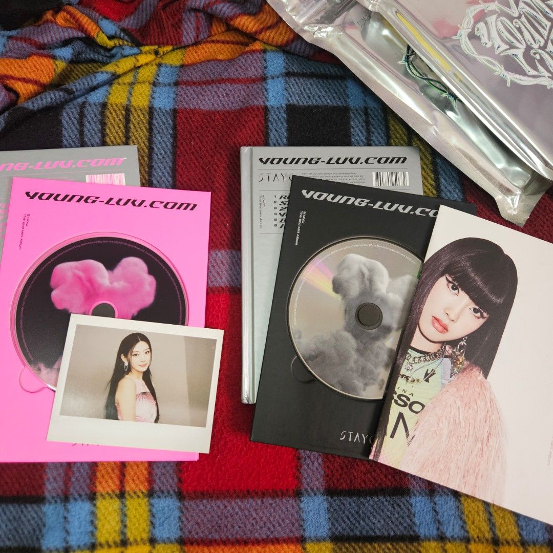 STAYC YOUNG LUV ALBUM WITH INCLUSIONS (Category: CDs & DVDs) located in Quezon City. Submitted by healinggalaxy (Listing ID 1435754758, Image 2). Description: inclusions on 2nd photo. 100 EACH, 150 FOR BOTH MODES OF PAYMENT [ ] gcash [ ] maya [ ] gotyme [ ] bpi SHIPPING OPTIONS [ ] direct j&t [ ] ggx [ ] meetup (trinoma/sm north/cubao/north caloocan/any nearby areas).