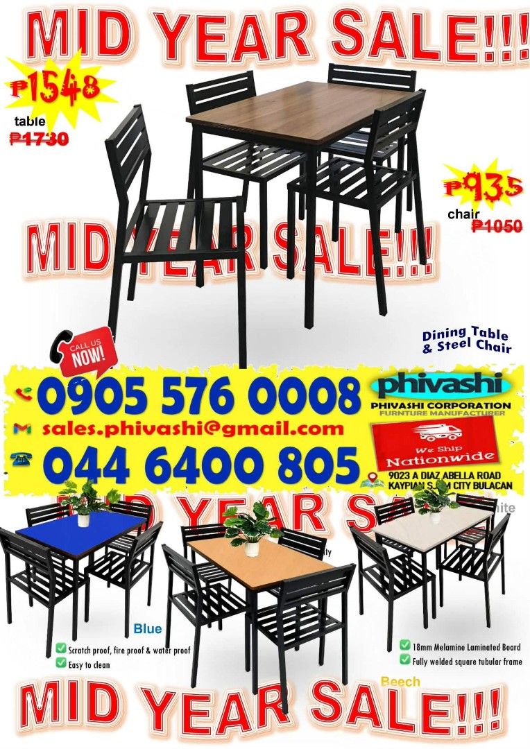 Stool Chair - Mid Year Sale (Category: Chairs) located in Manila. Submitted by ricci00 (Listing ID 1435715280, Image 2). Description: Mid year sale. Direct from manufacturer. Bulk orders available. Factory price furniture. Direct from pagawaan mismo..