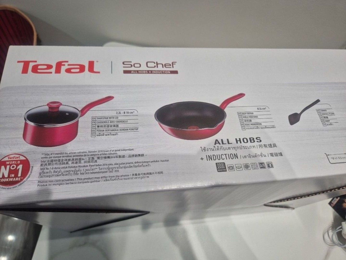 Tefal So Chef 4-Piece Cookware Set - Brand New444061653843333122
