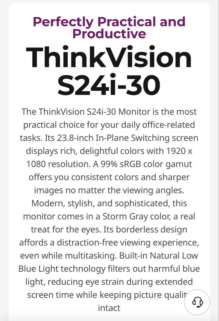 Thinkvision S24i-30444139950929367041